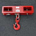 25 tonne rotatable drum crane locking hook for forklift, made of iron with safety lock.