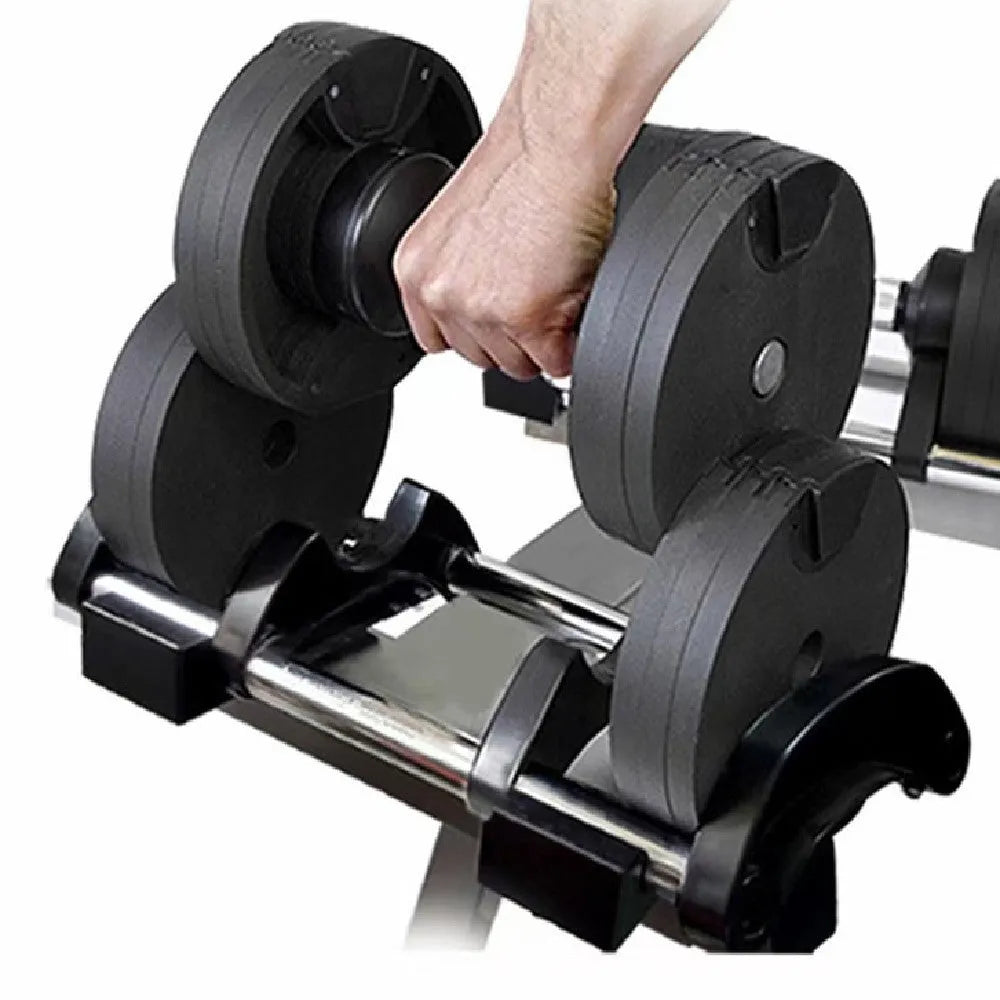 Electroplated cast iron dumbbell 20KG 32KG or 36KG, single piece, 40x18cm fitness equipment