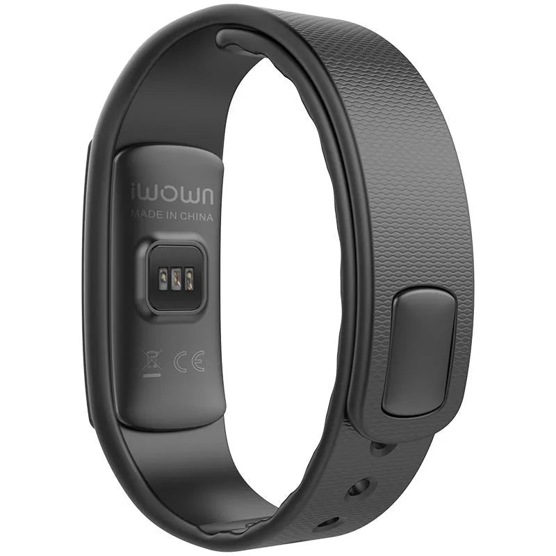 I6 smart sports bracelet with 0.96-inch screen showing health metrics on wrist