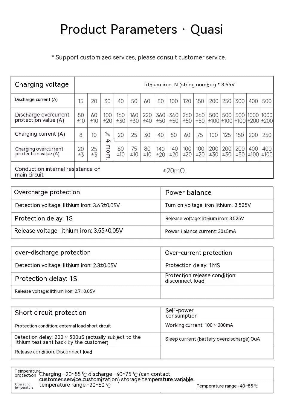 Dali lithium iron phosphate battery protection board on a white background