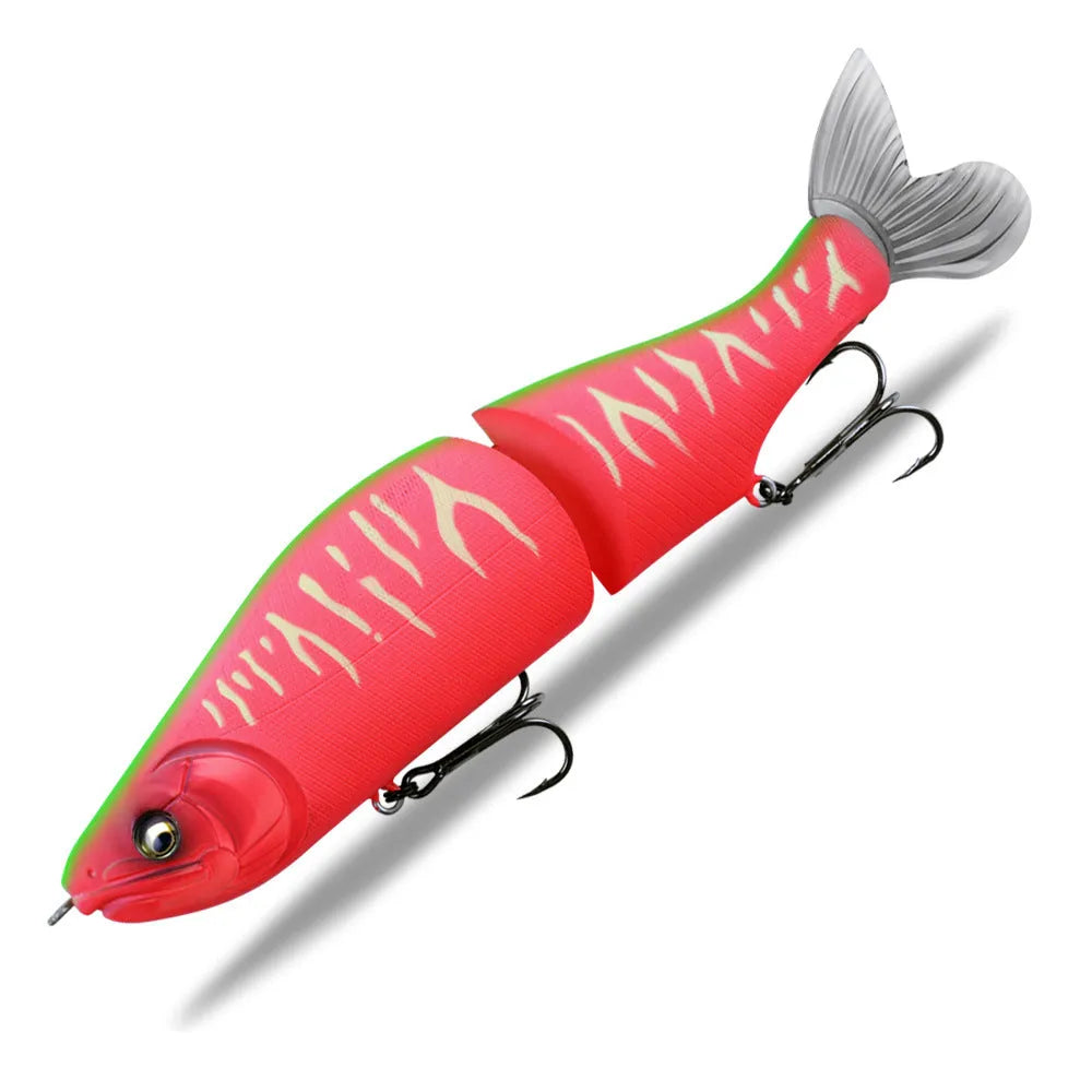 185mm plastic fishing lure casting jerk bait in multiple colour options for bass fishing