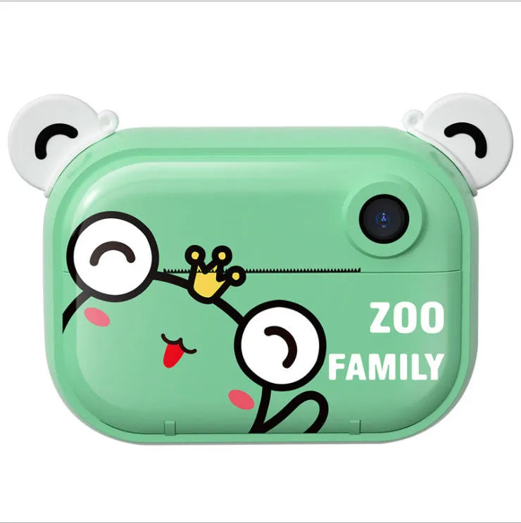 HD digital camera with LCD screen in pink, green or blue colour options