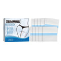 10 collagen body shaping navel stickers measuring 12 centimetres square in opened packaging