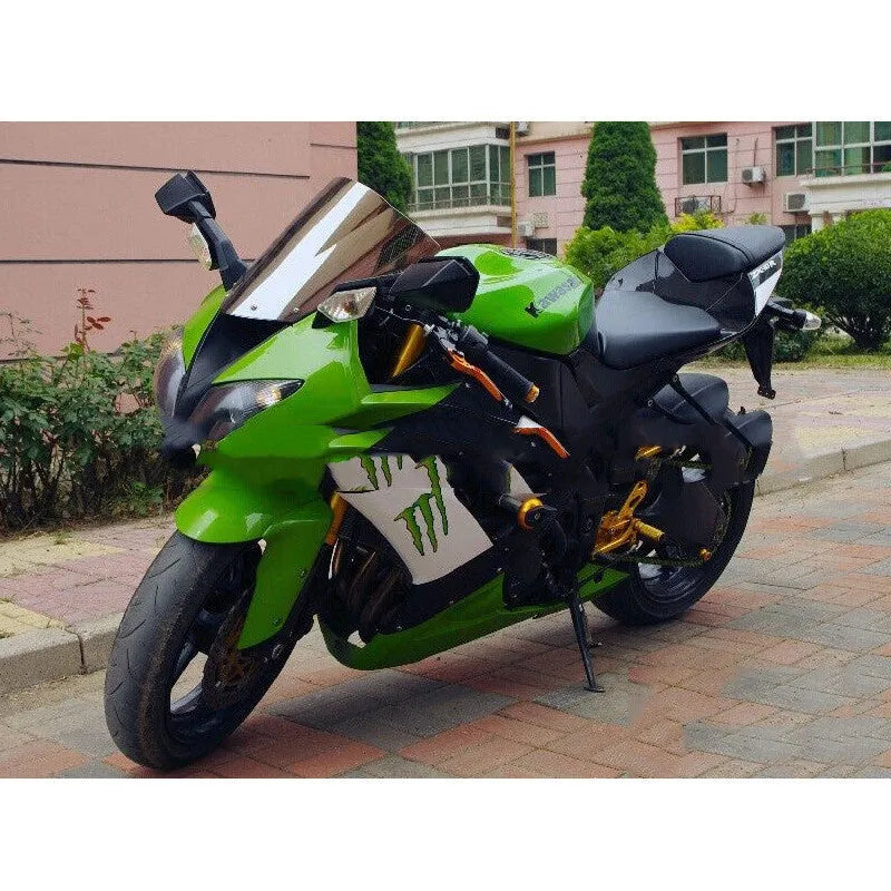 Kawasaki motorcycle replacement windscreen in blue tint for ZX-6R and ZX-10R models