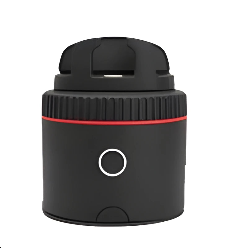 PIVO black facial tracking camera with 360-degree rotation for smartphones