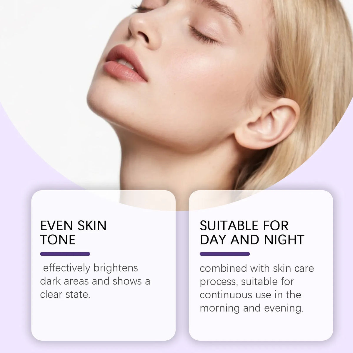 50g skin care cream in 3.5cm diameter container for daily moisturising and pore minimising