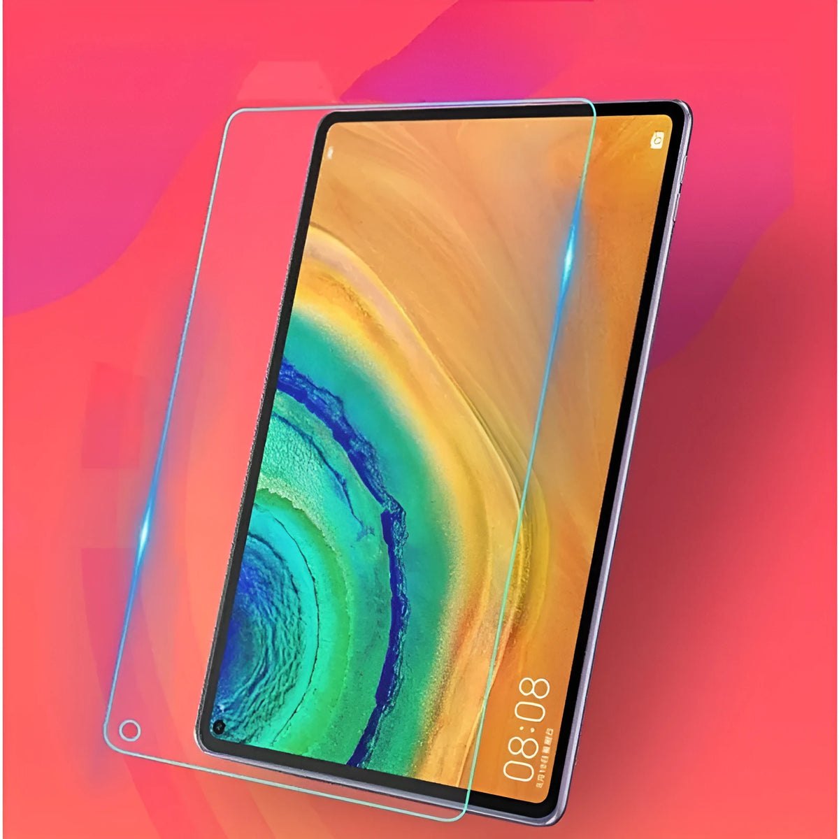 Huawei MatePad tempered glass screen protector film for 10.4, 10.8 and 12.6-inch tablet models.