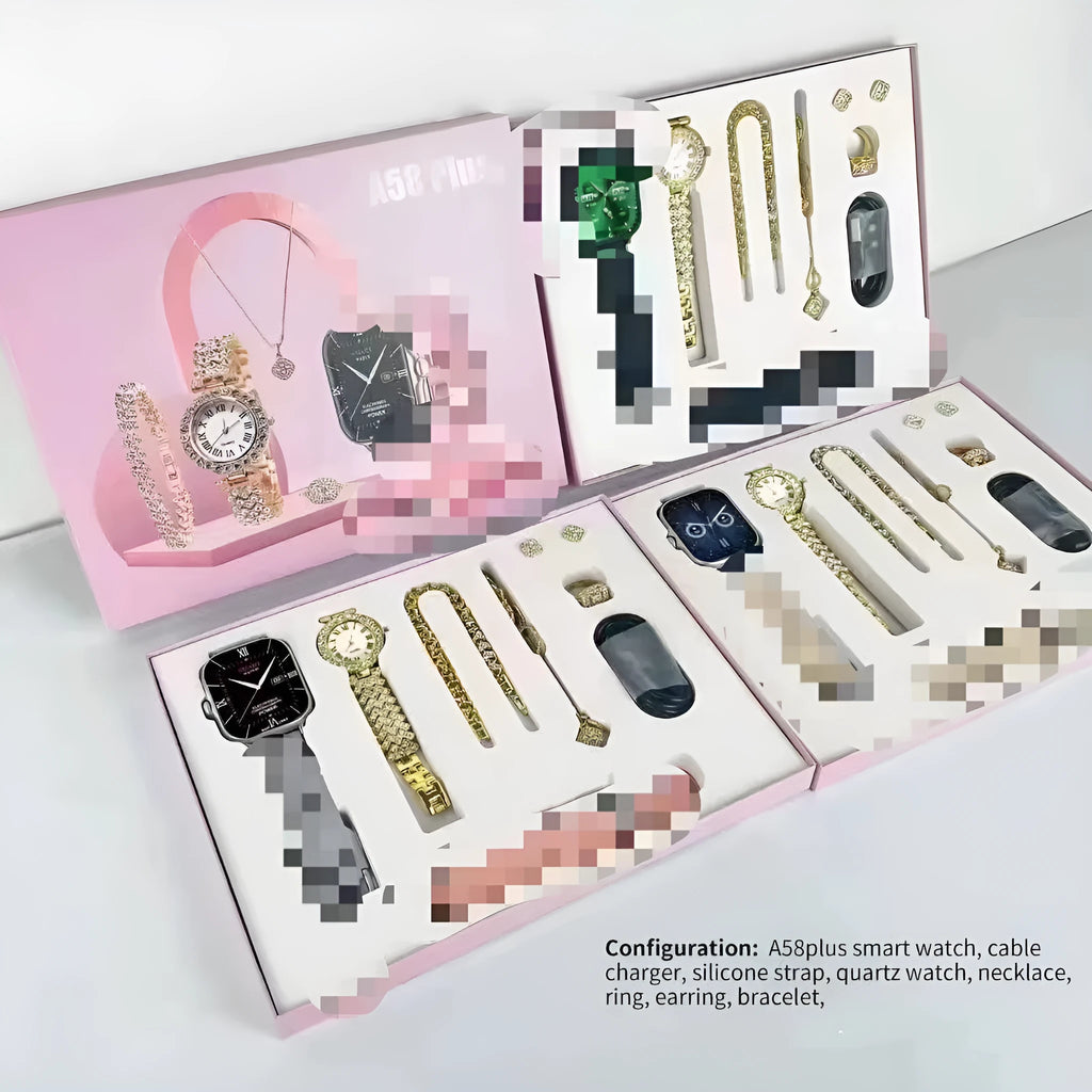 A58plus smart watch showing Bluetooth calling function and available in multiple colour options
