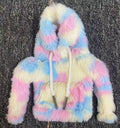 Multicolour cotton handbrake cover with fleece lining for car gear lever