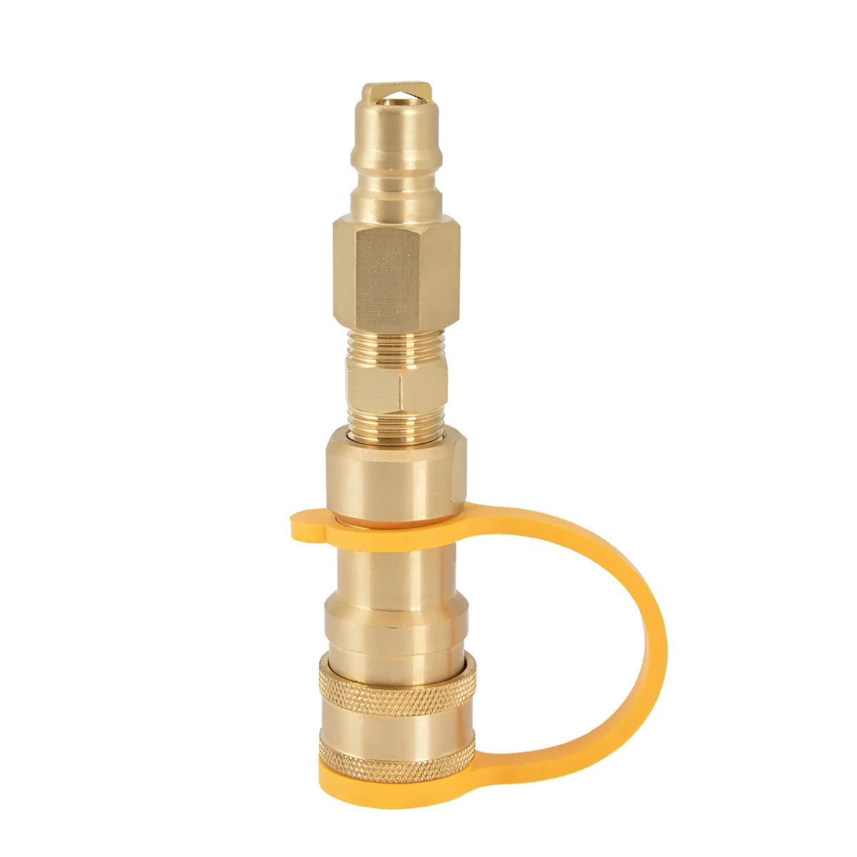 SL-HW-3/8JT type B brass gas propane connector adapter with gold finish