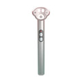 Gradually varied pink gradient eye massager with micro-current vibration and colour light therapy functions