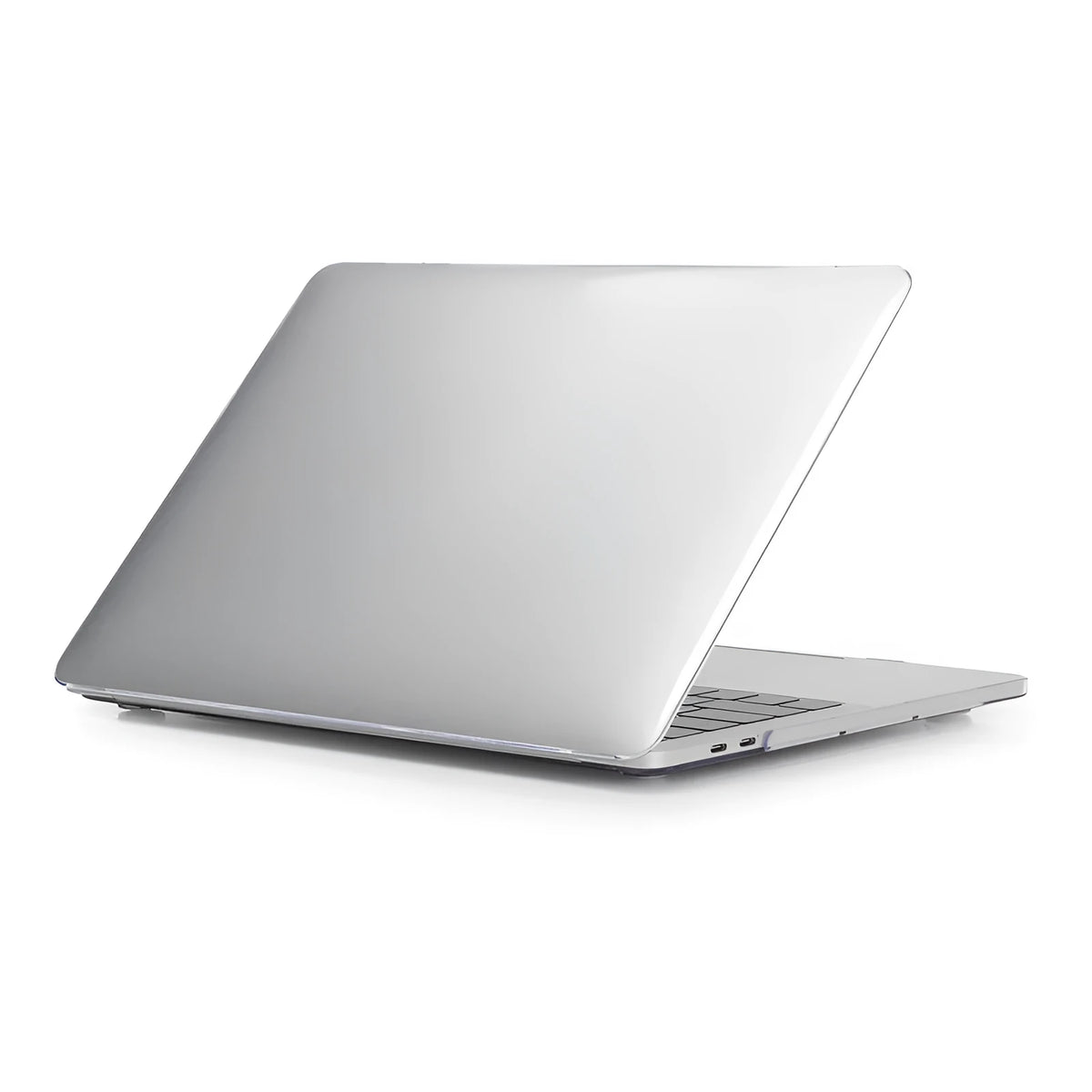 PC hard protective shell case for MacBook Pro laptop in transparent and black colour options