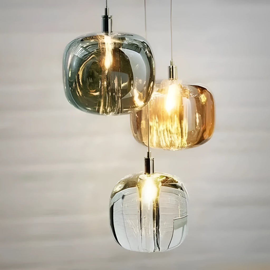 Postmodern crystal chandelier in Nordic style for corridor or bedroom, in small or large and warm light 220V