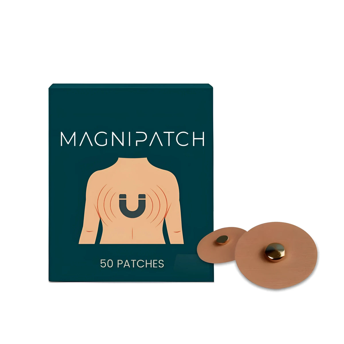 Magnet health patch with Chinese herbal ingredients Folium Artemisiae Argyi Curcuma longa 50 patches