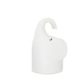 Elephant-shaped silicone night light with warm white LED glow for bedroom bedside use