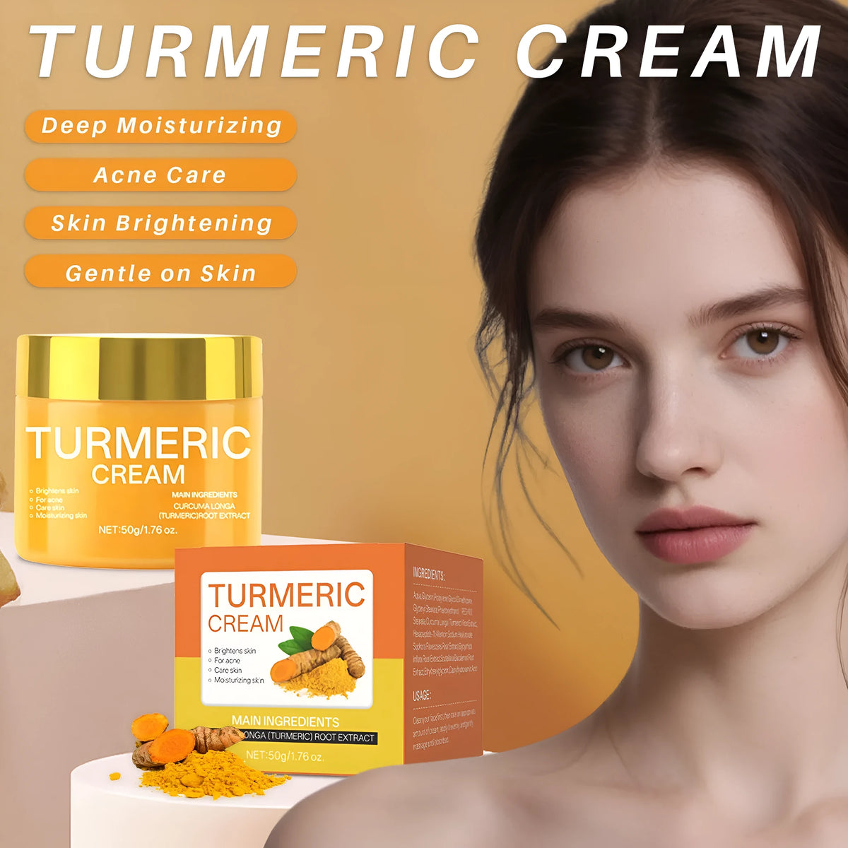 50g brightening moisturising cream in compact 53mm case for skin hydration