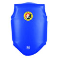 Red boxing chest protector armour for fighting training with one-piece PU construction