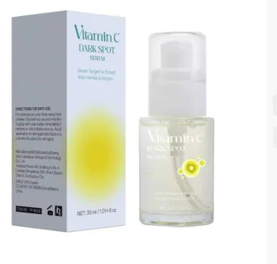 30ml Vitamin C facial essence bottle for spot removal and skin brightening with hyaluronic acid
