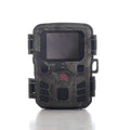 Black infrared night vision monitoring device with 12MP sensor and TF card storage slot