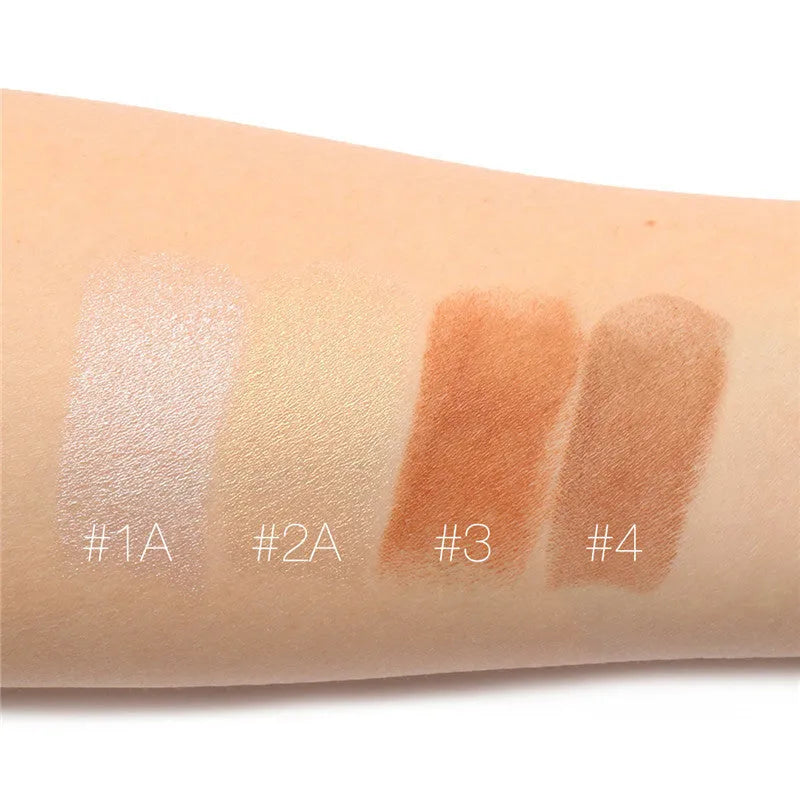 Face Contour Highlighter makeup product with four colour options A, B, C, D