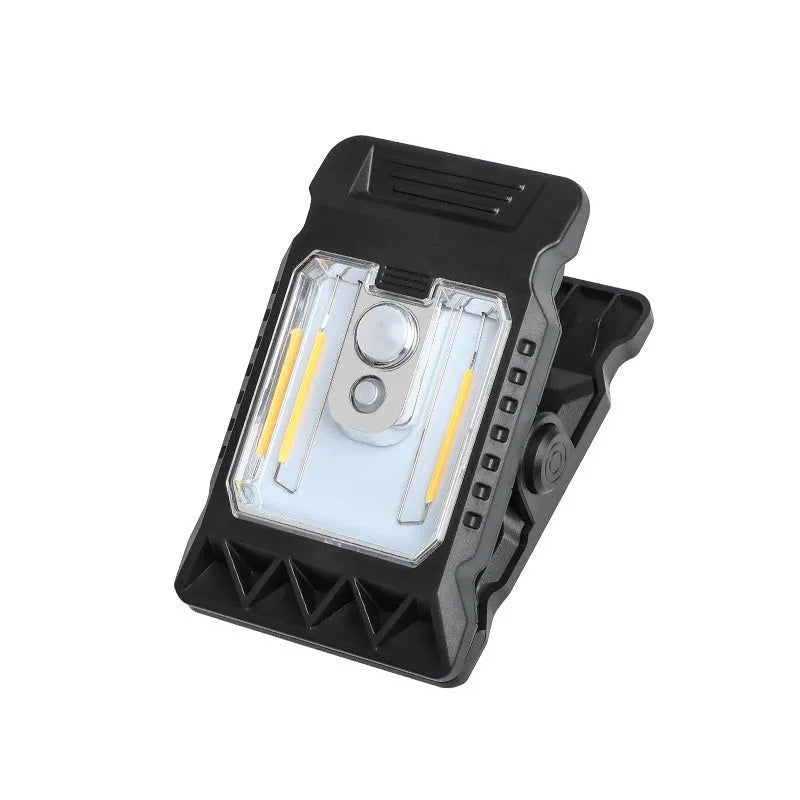 Intelligent human body induction clip lamp with IP65 waterproof rating and three brightness modes