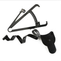 Black ABS plastic body fat caliper instrument for measuring skinfold thickness