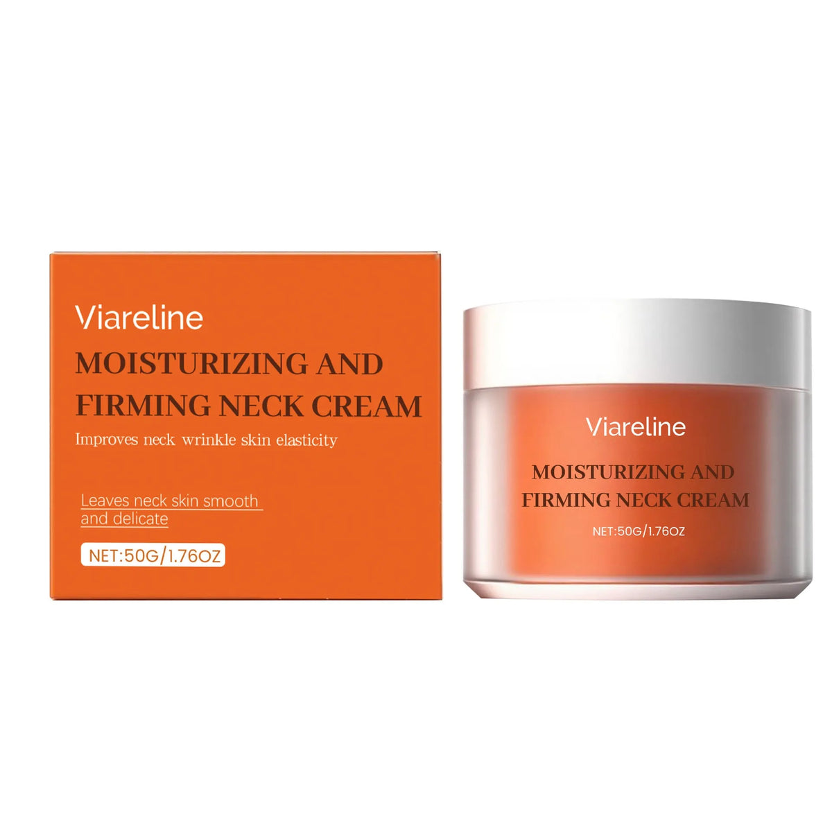 Daily neck contour moisturising cream 50g jar with compact 6.3cm packaging dimensions