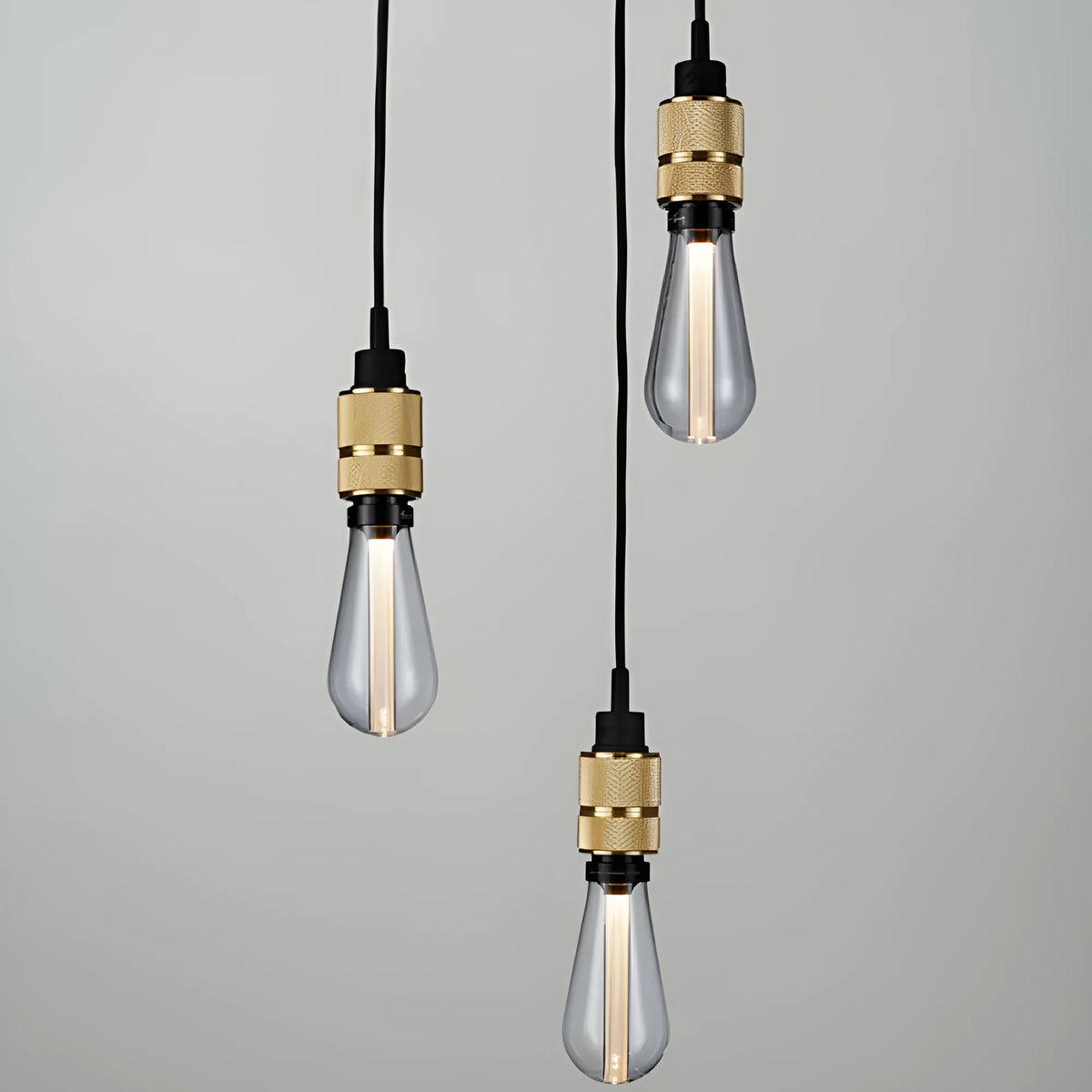 DIY retro chandelier assembly kit with electroplated lamp holder, braided cord, and ceiling rose in chrome finish.