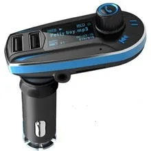 BT618C vehicle Bluetooth MP3 player and FM transmitter with LCD screen for car audio streaming