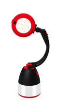 Black Green foldable 3-in-1 LED table lamp showing adjustable head and USB port