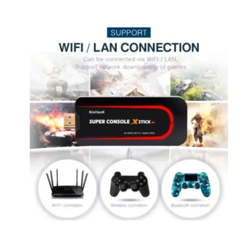 64bit retro game console with HDMI port and dual system capability for two-player gaming