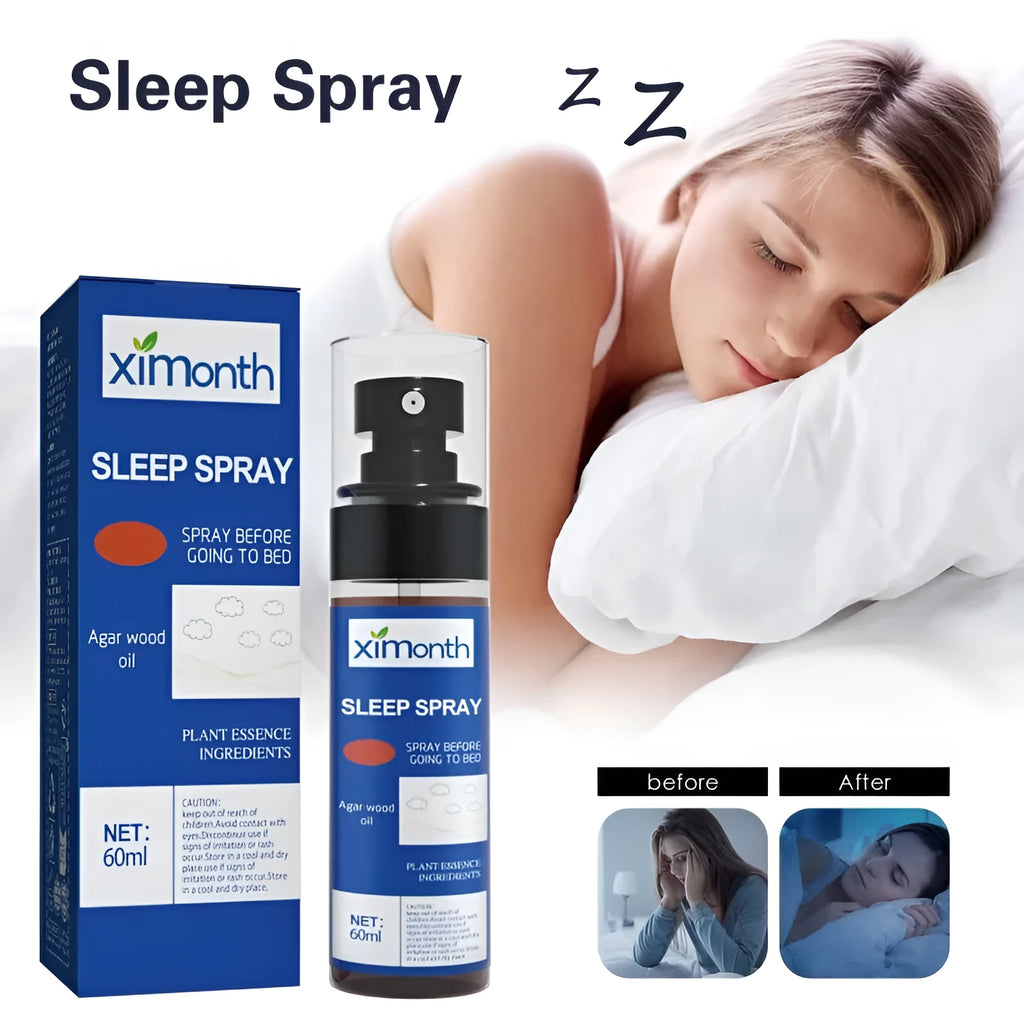 60 ml aromatherapy sleep care spray bottle for relaxation and stress relief.