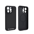 Black universal phone case compatible with iPhone 13 Pro, 14 Pro, and 15 Pro series models.