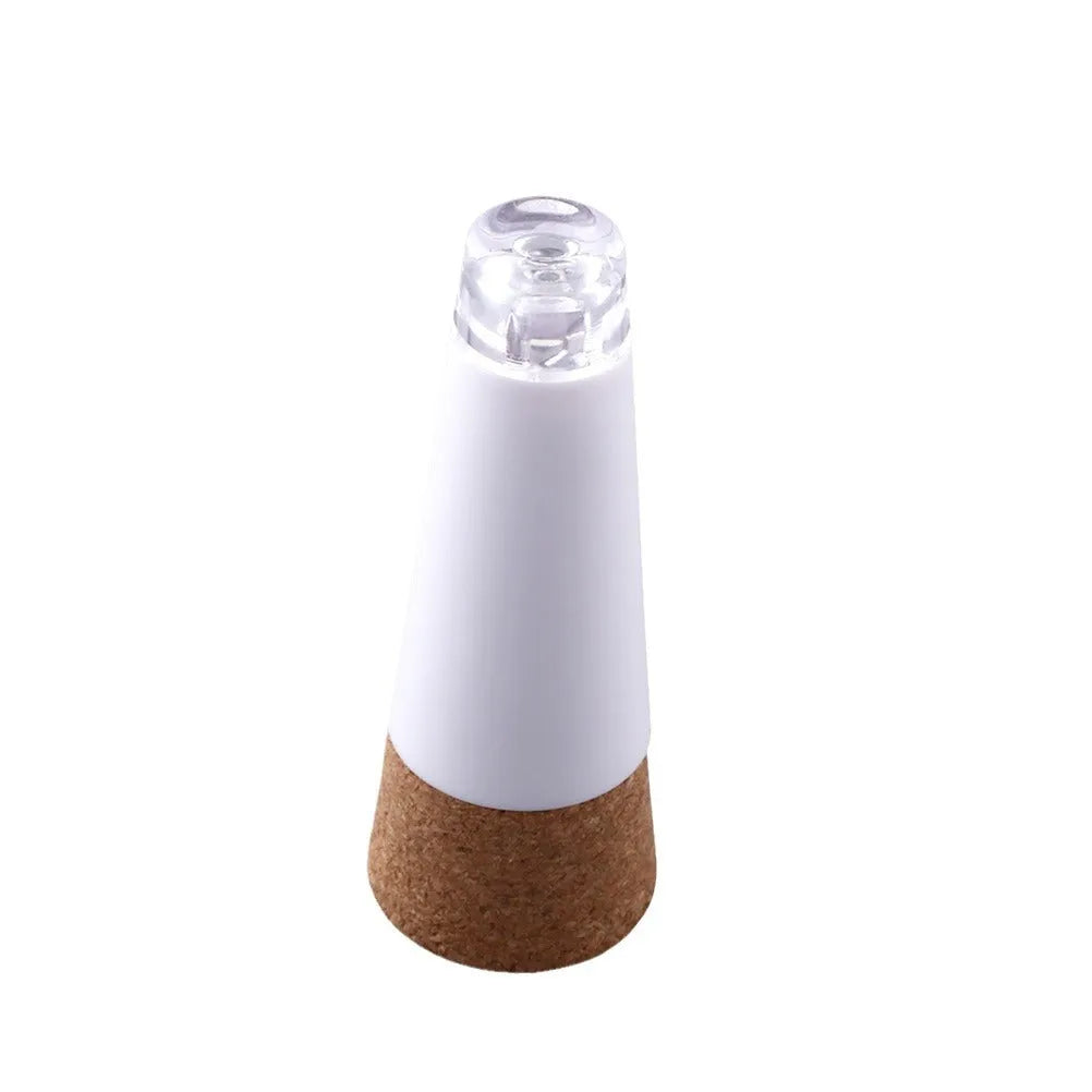 Plastic LED rechargeable bottle cap cork light for holiday decoration