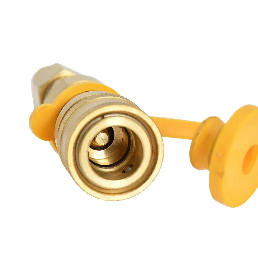 SL-HW-3/8JT type B brass gas propane connector adapter with gold finish