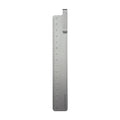 15cm aluminum alloy bookmark ruler with laser-engraved scale in retro design