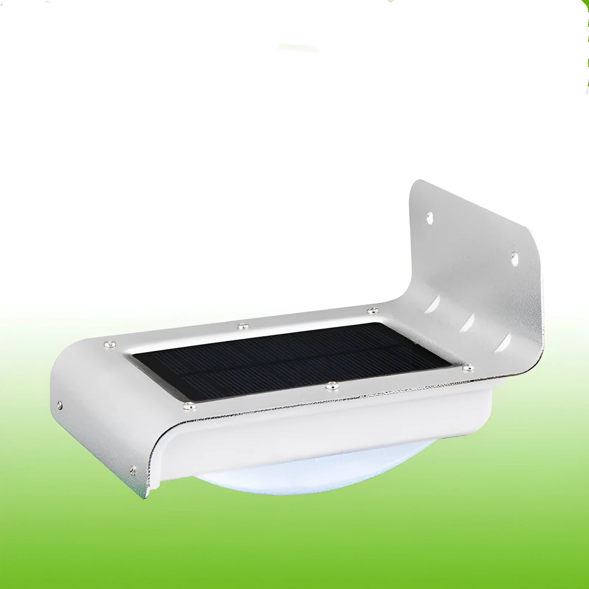 Translucent solar wall light with human body induction, IP65 ABS PC housing, 132x92x77mm