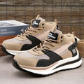 Black steel toe cap safety work boot with lace-up front and rubber sole