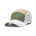 Men's cotton-polyester baseball cap with curved brim in khaki, army green, orange or yellow