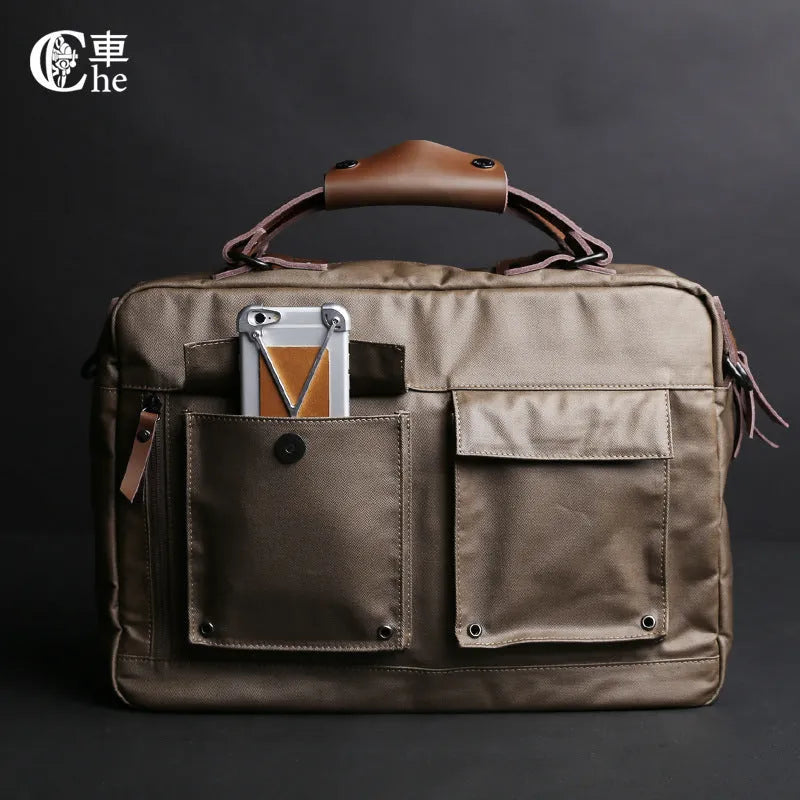 Dpark black single shoulder slung laptop bag for 14 or 15 inch business laptops