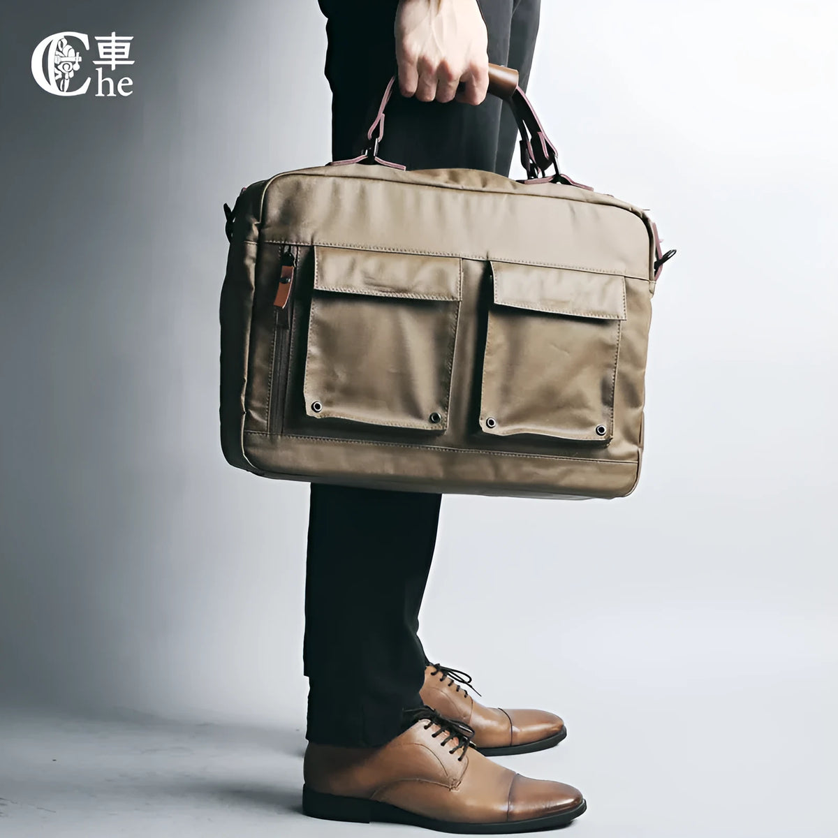 Dpark black single shoulder slung laptop bag for 14 or 15 inch business laptops