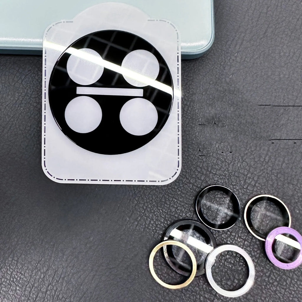Tempered glass camera lens protector for OnePlus smartphones with AR enhanced black ring