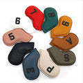 10 digital printed golf club head covers set in various colours for sports protection