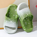 Children's gradient colour PVC summer slippers with non-slip soles in various sizes