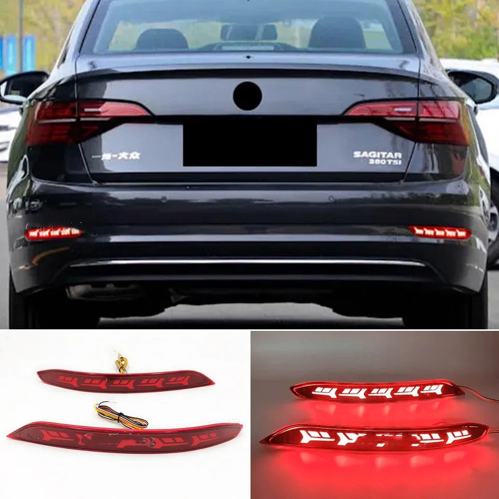 Volkswagen Sagitar LED bumper light with flowing water patterns for 19-21 models