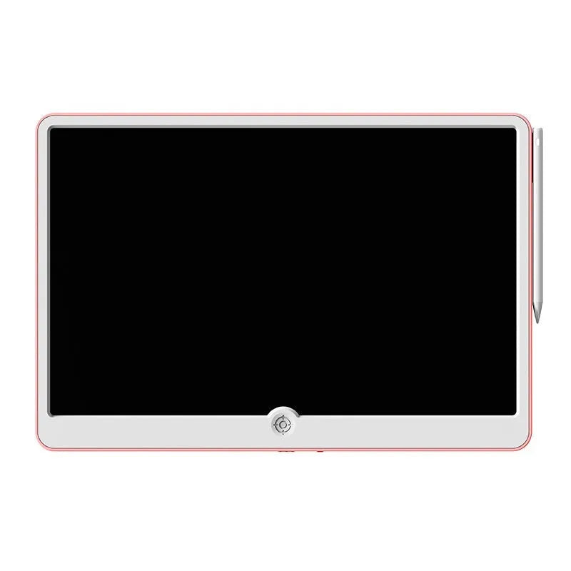 19-inch LCD drawing board in blue and white with stylus for children's creative sketching