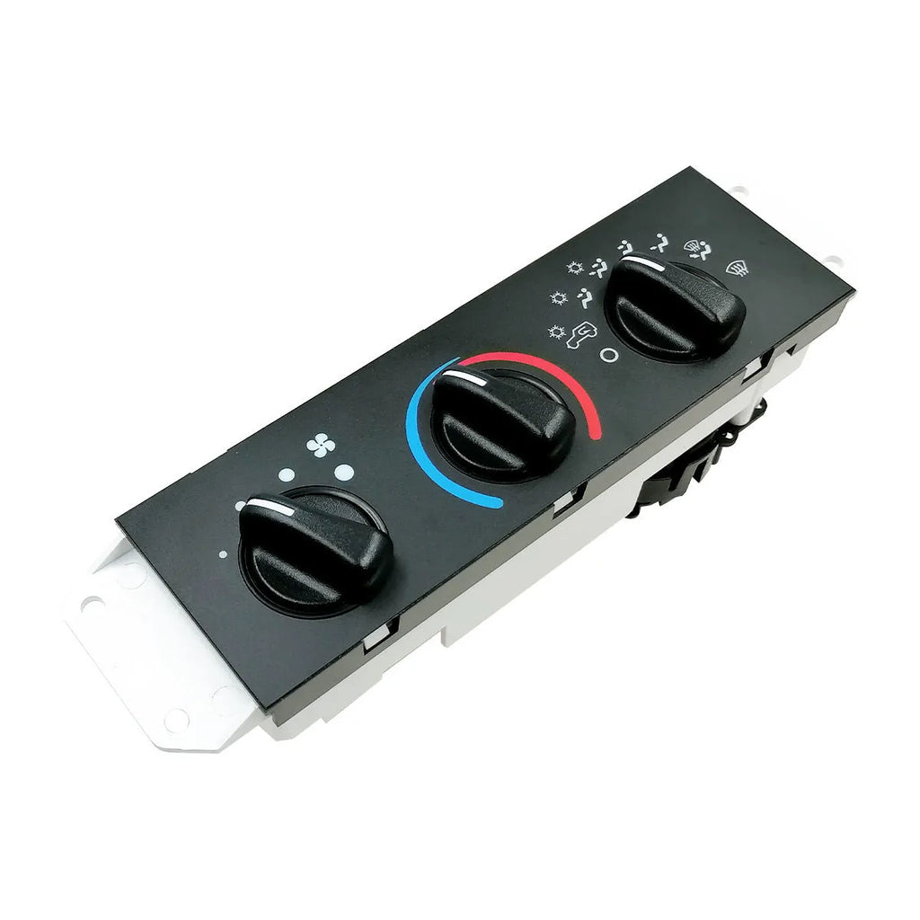 Black automotive air conditioning control panel for Jeep Wrangler with OE number 55056558AA