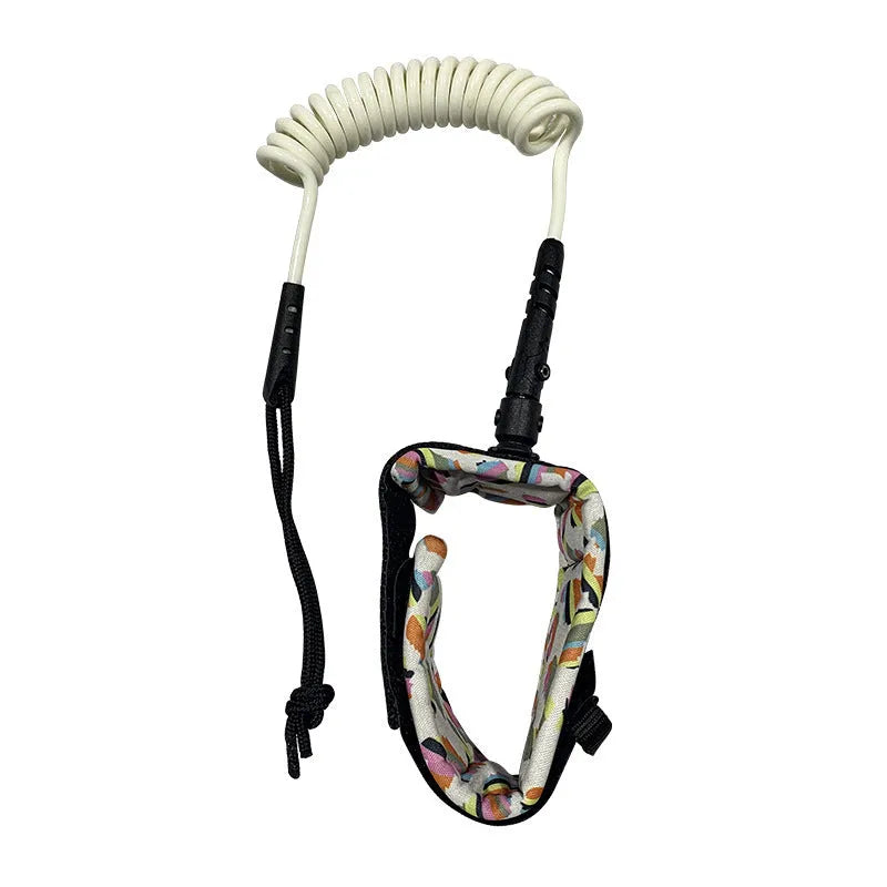 High elastic surfboard hand holding rope made of pulp rope for secure board carrying.
