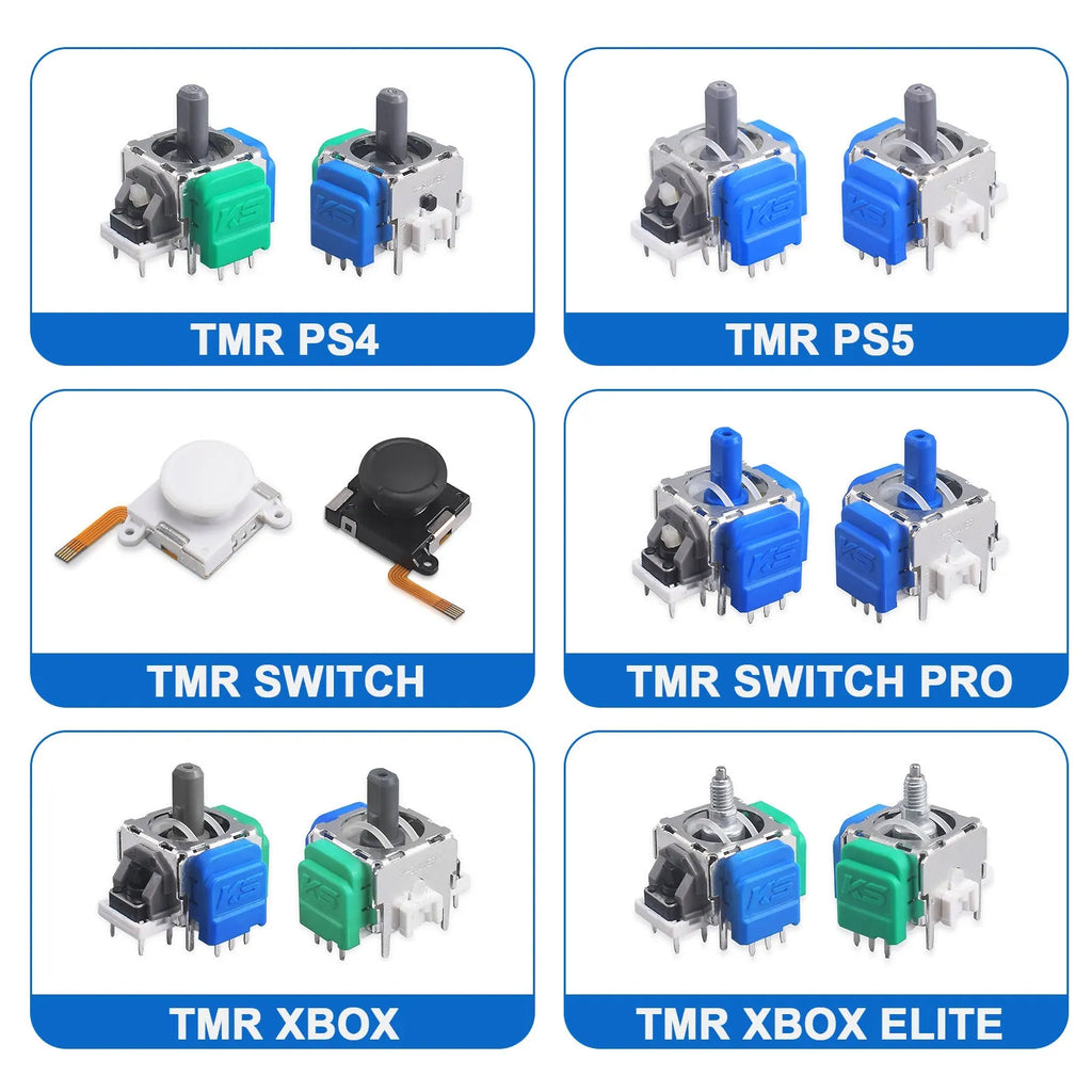 Hall electromagnetic rocker joystick component for PS5 PS4 Switch XBOX controller replacement