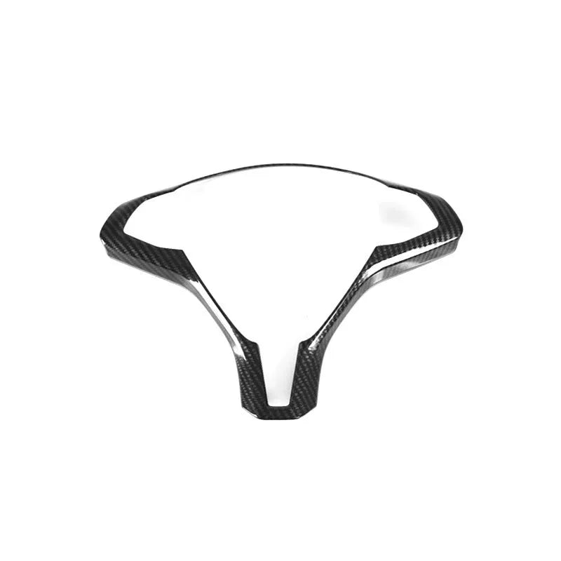 Tesla Model S steering wheel decorative frame with carbon fibre finish